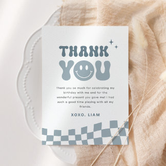 UM Cartões de agradecimentos de Festa de aniversár