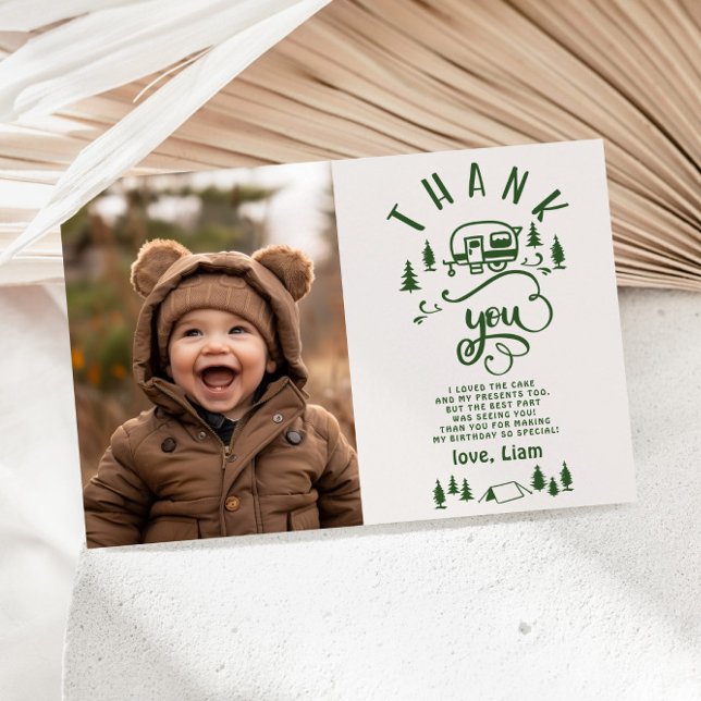 Um cartões de agradecimentos de fotos de Aniversár (Criador carregado)