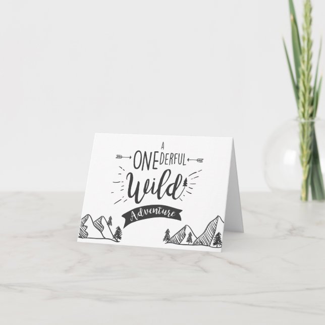 Um Cartões de agradecimentos Maravilhoso de Aventu (Frente)