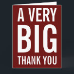 Um Cartões de agradecimentos muito grande<br><div class="desc">Um Cartões de agradecimentos Muito Grande.</div>