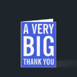 Um Cartões de agradecimentos muito grande<br><div class="desc">Um Cartões de agradecimentos Muito Grande.</div>