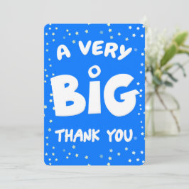 Um Cartões de agradecimentos Muito Grande De Mim