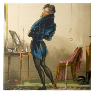 Um casaco novo (litho da cor)