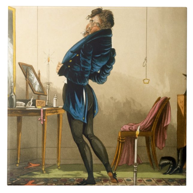 Um casaco novo (litho da cor) (Frente)