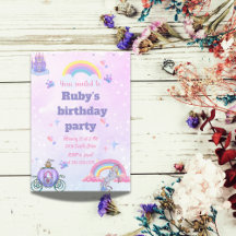 Um castelo Whimsical, conto de fadas e um convite