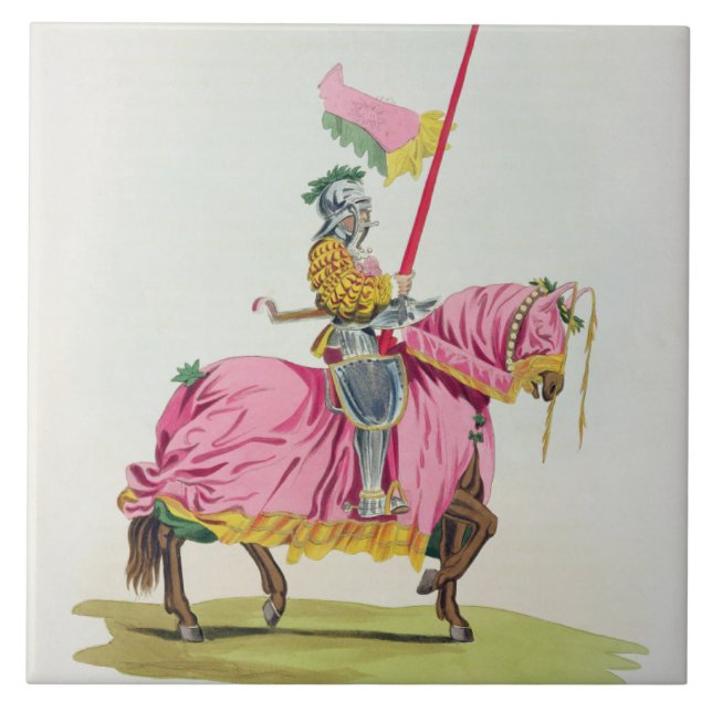 Um cavaleiro armou-se para a ligação, 1512, (Frente)