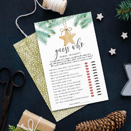 Um Chá de fraldas Feliz Adivinha Quem Joga