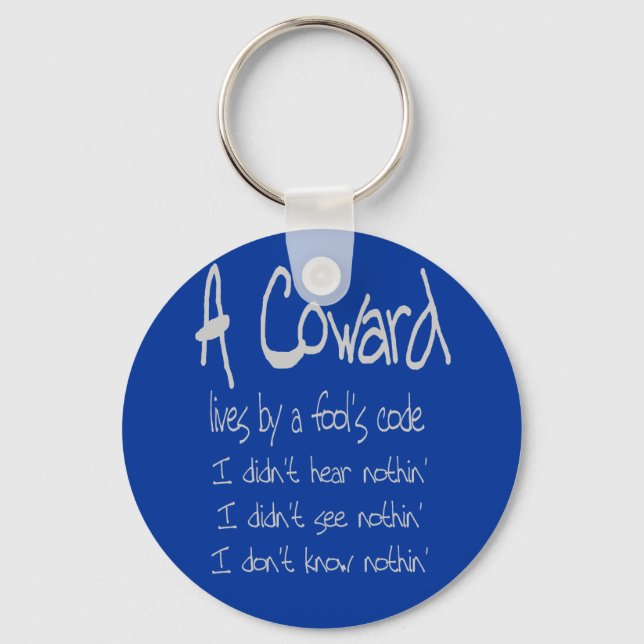 Um Chaveiro de Código de Covard (Frente)
