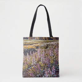 Um cheio de campo de flores - Tote Bag