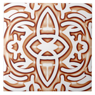 Um clássico design de cor marrom vibrante e tendên