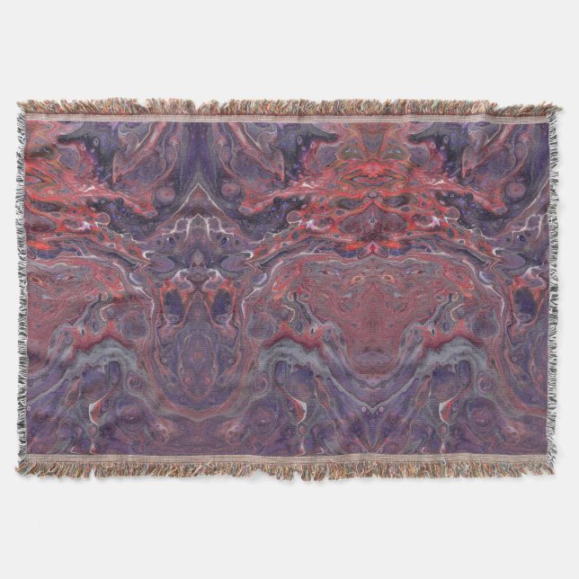 Um cobertor de Abstrato de Ataque (Frente)