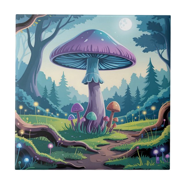 Um Cogumelo Roxo (Frente)