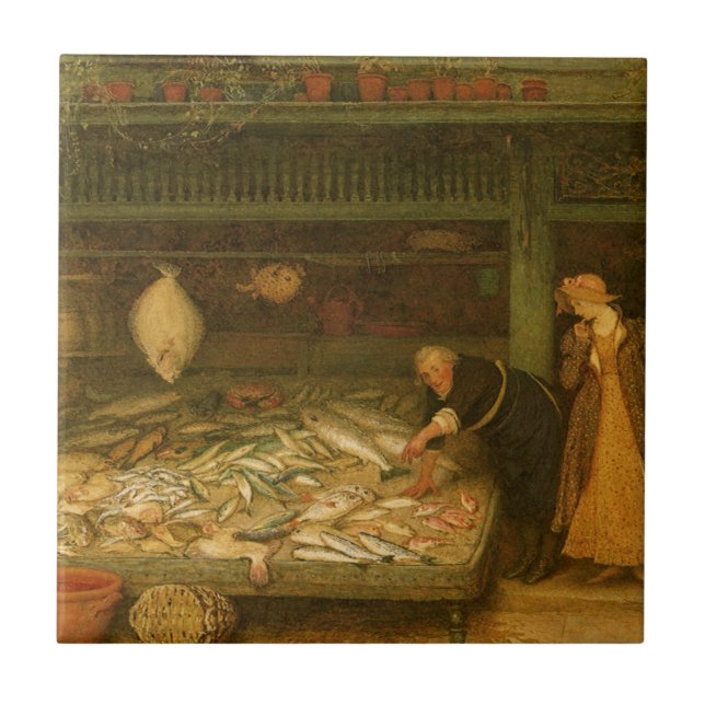 Um Compro do Fishmonger por Frederick Walker (Frente)