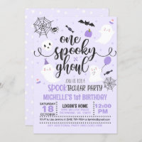 Um Convite à Ghoul Spooky - Rapariga (Roxo)
