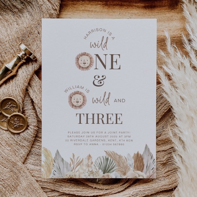 Um convite conjunto para o 1º e 3º aniversário int (Criador carregado)