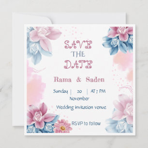Um convite de casamento especial