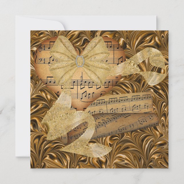 Um Convite de Evento Elegante (Frente)