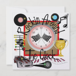 Um Convite de festas Royally Rockin' Racing
