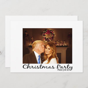 Um convite de Natal de Donald e Melania