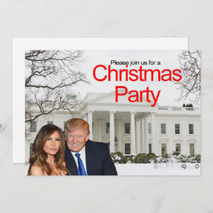 Um convite de Natal de Donald e Melania