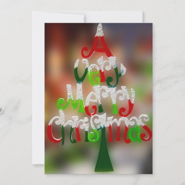 Um Convite De Natal Muito Feliz (Frente)