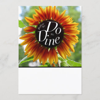 Um convite divertido para um janto de ensaio de ca