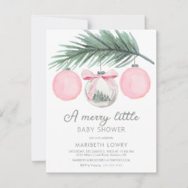 Um Convite Para Chás de fraldas Feliz