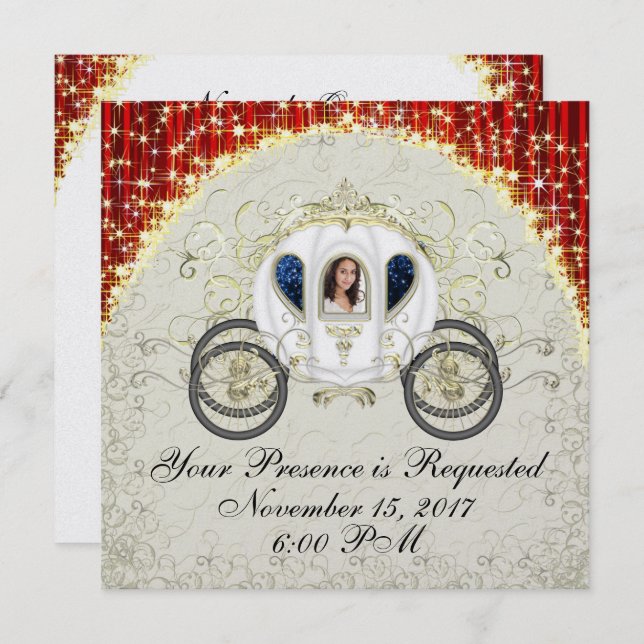 Um Convite para Evento Real (Frente/Verso)