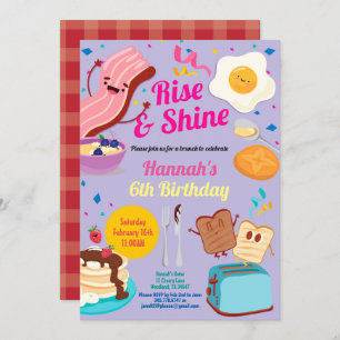 Um convite para o almoço de aniversário. Aumento e