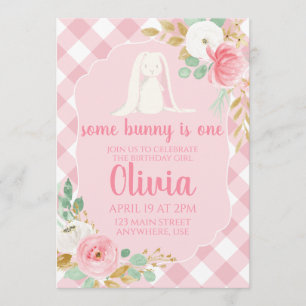 Um convite para o aniversário de Bunny Flor e Rosa