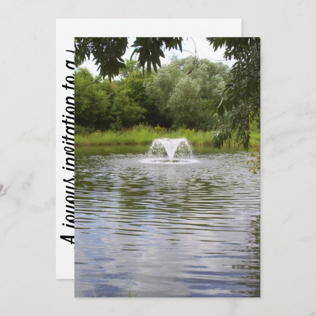 Um convite para todos os fins para o seu evento (Frente/Verso)