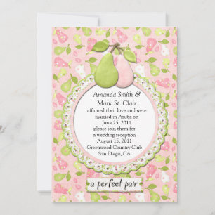 Um convite perfeito do casamento do cargo dos