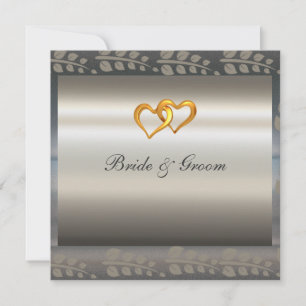 Um Convite Popular Elegante Para Casamento De Prat