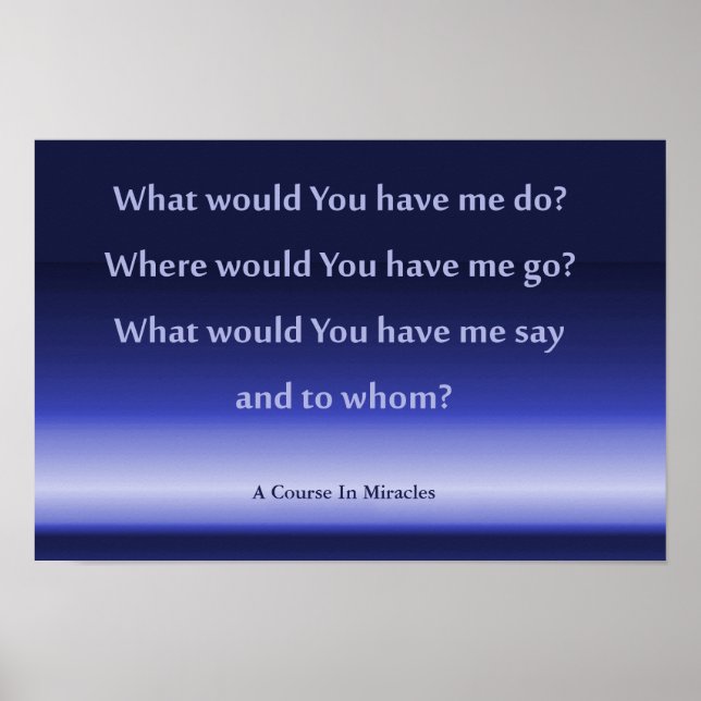 Um curso em milagres poster de 41,91 cm x 27,94 cm (Frente)