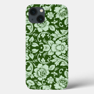 Um damasco floral antigo