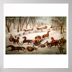 Um Derramar no Poster de neve