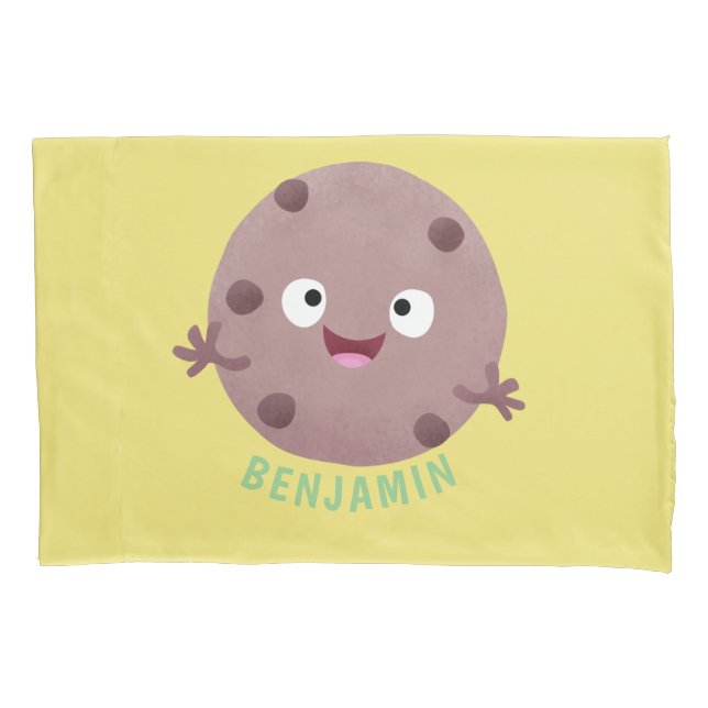 Um desenho animado de biscoito de chocolate inteli (Frente)