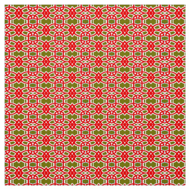 Um design clássico de tecido floral colorido (Modelo)