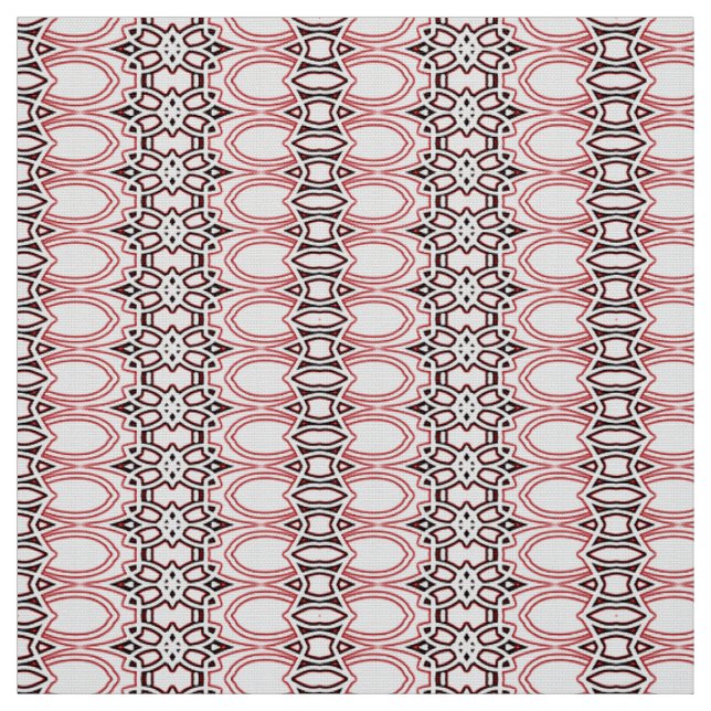 Um design clássico de tecido floral colorido (Modelo)