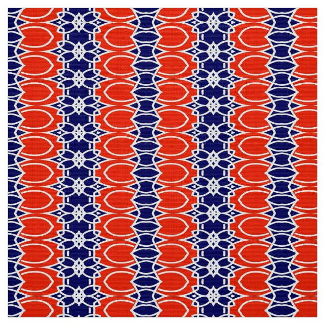 Um design clássico de tecido floral colorido (Modelo)
