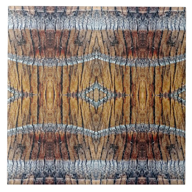 Um design clássico de textura de madeira vibrante (Frente)