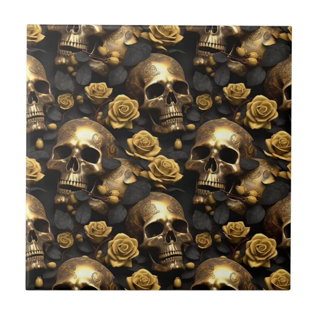 Um design da série A Skull and Roses 8 (Frente)