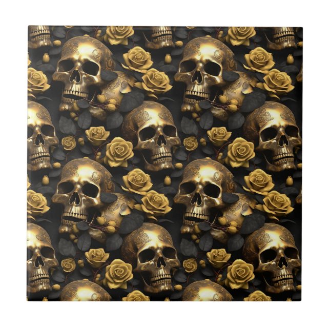 Um design da série A Skull and Roses 8 (Frente)