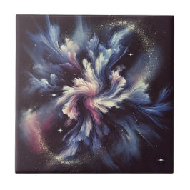 Um design de abstrato-galáxia captando o mistério