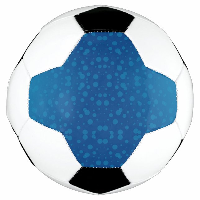 Um design de bola de futebol com preto e branco (Frente)
