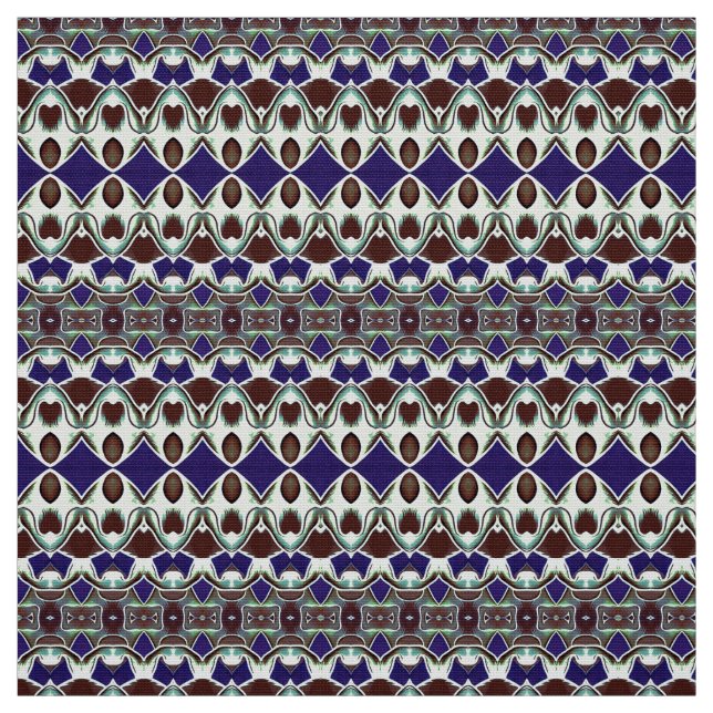 Um design de impressão colorido de tecido de vinta (Modelo)
