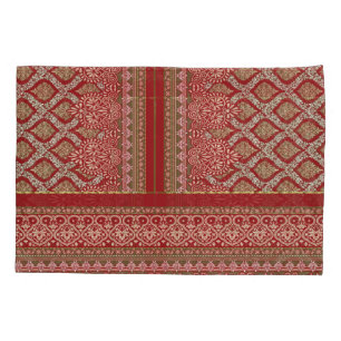 um design de padrão vermelho e bege_