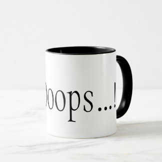 Um DevOops…! caneca de café para codificadores sem