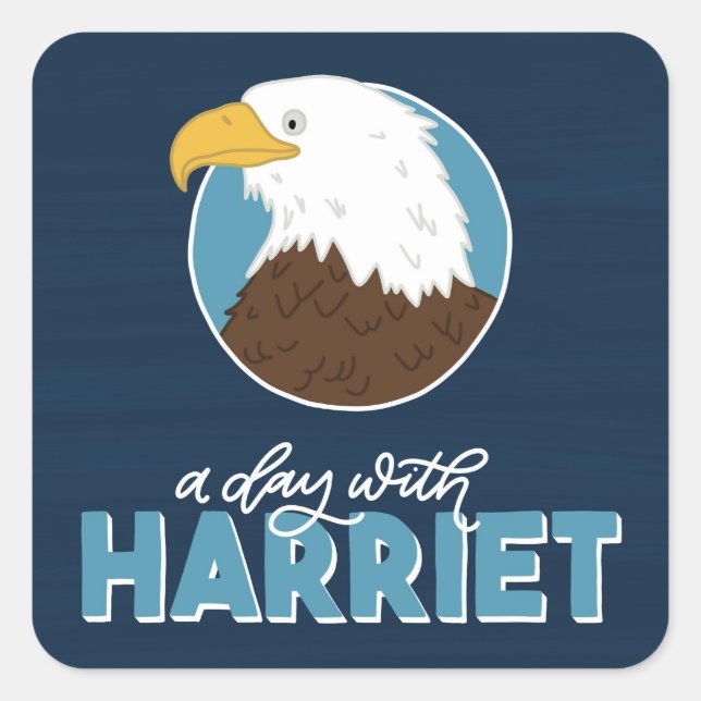 Um dia com a folha da etiqueta de Harriet (Frente)