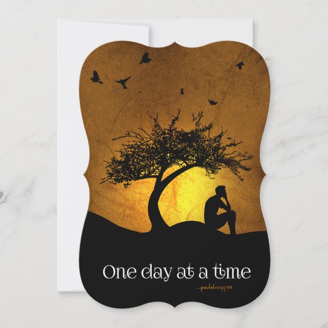 Um dia de cada vez (Homem de recuperação de 12 eta (Frente)